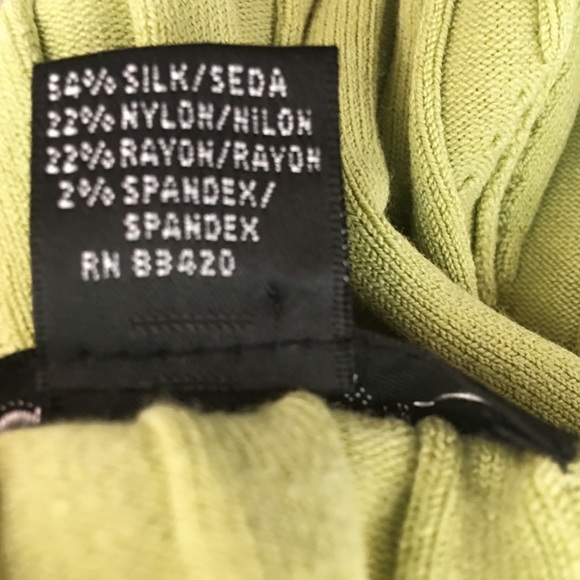 C’EST CITY SILK LIME SWEATER - Picture 5 of 6